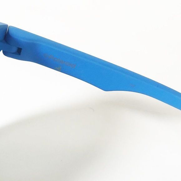 Polaroid Blue Rubberized Round Child Sunglasses - Picture 6 of 7